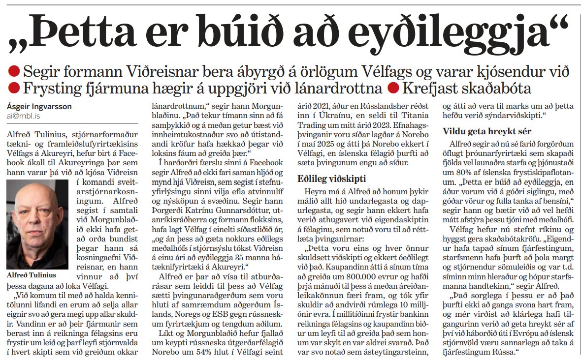 Arnar Arinbjarnarson tweet media