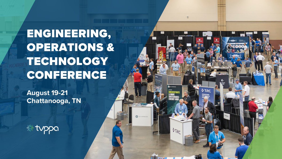 TVPPA's tweet photo. Registration for #TVPPA's Engineering, Operations &amp; Technology Conference is now open! Join us in Chattanooga, TN, August 19-21, to experience three days of networking, learning, and 100+ vendors. Early bird registration discount rate ends July 20. 🔗 https://t.co/dKl01XPMSD https://t.co/jAhIif5kbT