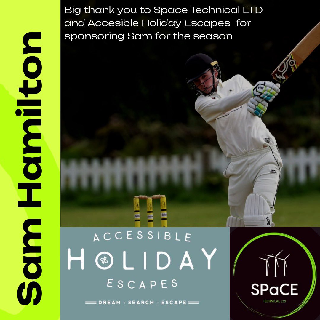 HalkynCC's tweet photo. A huge thank you to Accessible Holiday Escapes and Space Technical Ltd for sponsoring Sam Hamilton

Accessible Holiday Escapes specialise in helping families and individuals find accessible holiday accommodation 

Space  Technical Ltd are wind energy consultants https://t.co/Z9RsqLPJ4M