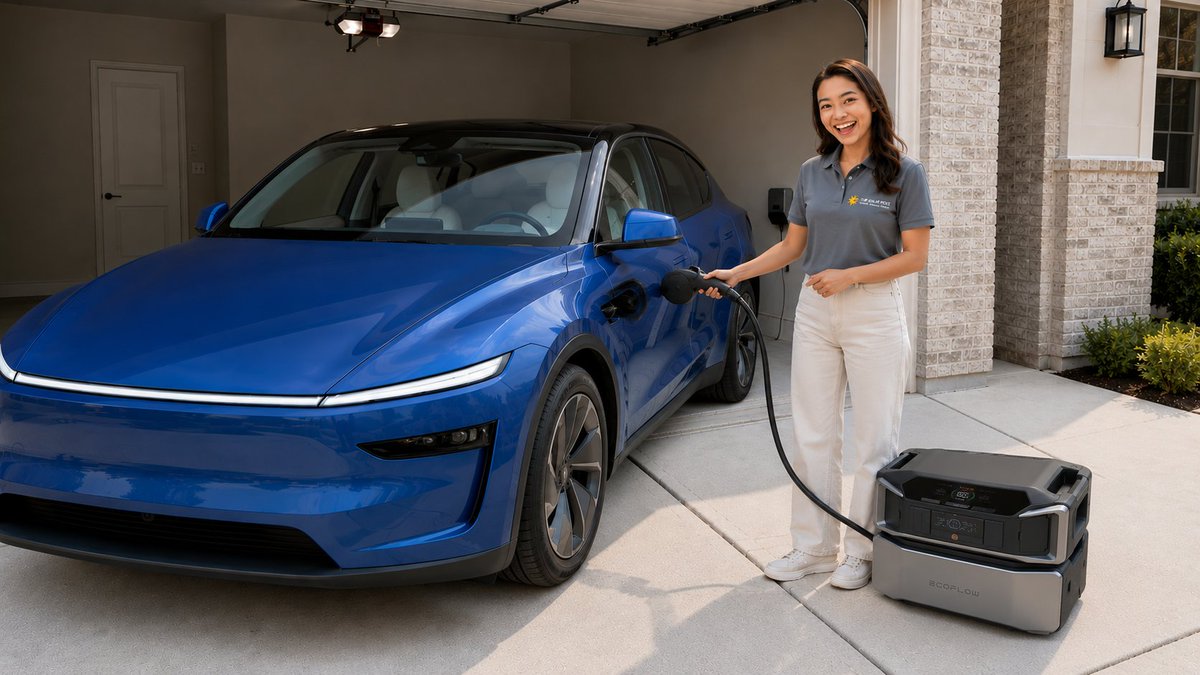 TopSolarPicks's tweet photo. 🌞 Drive on FREE solar power in 2026!

Top EVs perfect for home solar charging:
• Tesla Model 3 &amp; Y
• Aptera (40 miles/day from its own panels!)
• Lightyear 2
• Hyundai Ioniq 6
• Ford F-150 Lightning

Full guide 👇
https://t.co/c3oaYXC8Cn

 Would you go solar-powered EV? https://t.co/HJkiv5A1gt
