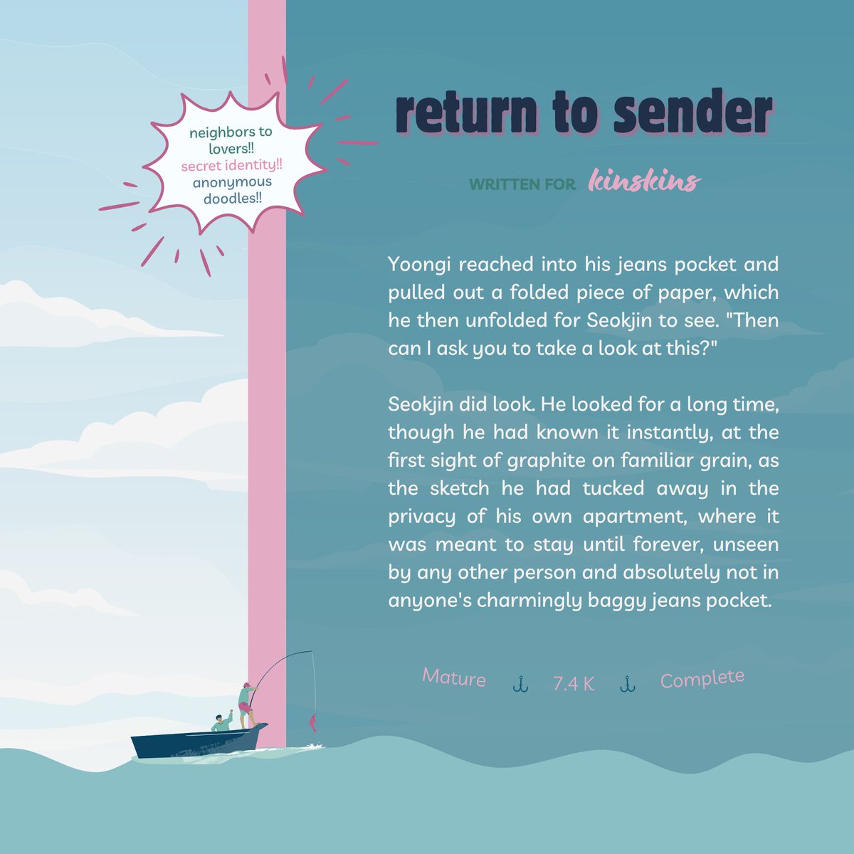 yjficexchange's tweet photo. 🎣 return to sender
🫧 Written for @thekinstar

🪝 https://t.co/5SLh71mr7y https://t.co/2MDISHDnEv