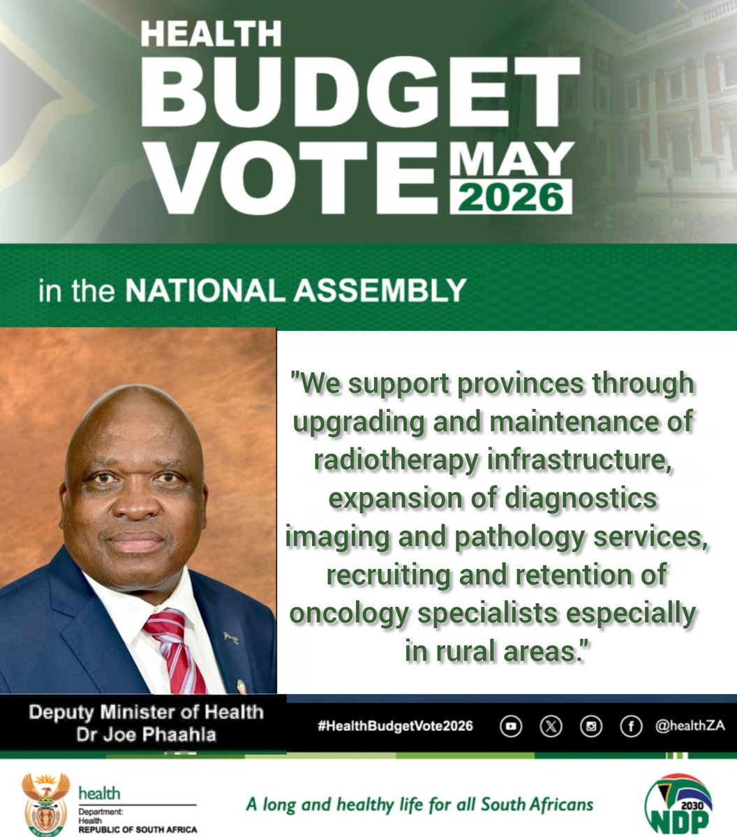 National Department of Health tweet media