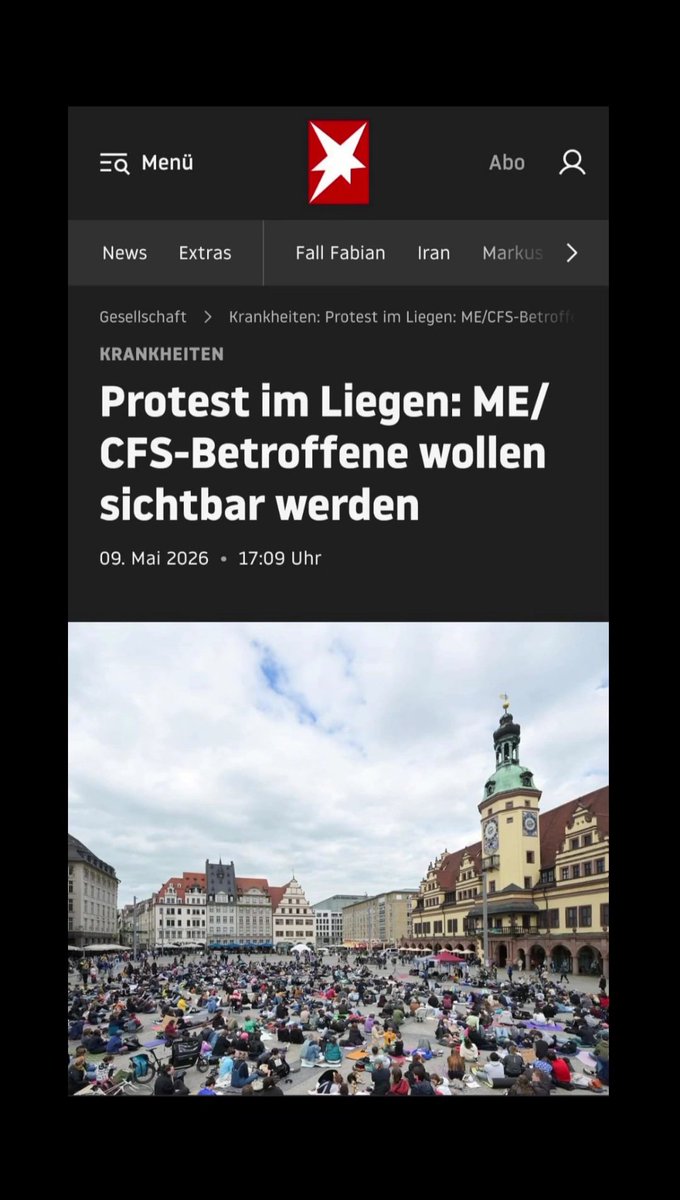 Initiative #LiegendDemo, ME/CFS tweet media