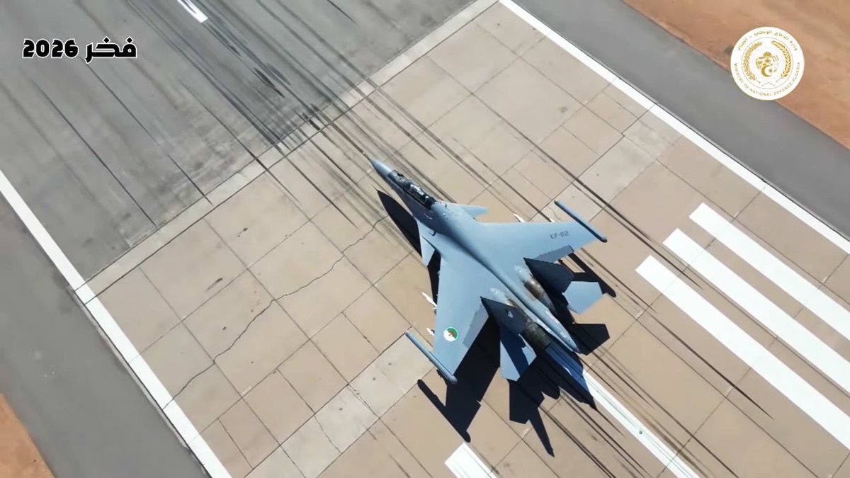 Yepmtnf's tweet photo. / Su-30MKA /

Pictures showing Su-30MKA fighter jets of the Algerian Airforce during “ Pride 2026 “ exercise

One of them is notably armed with SAP-518 ECM pods , 2 R-73E’s , 2 R-27ER1/ET1 https://t.co/BU56q9lG2L
