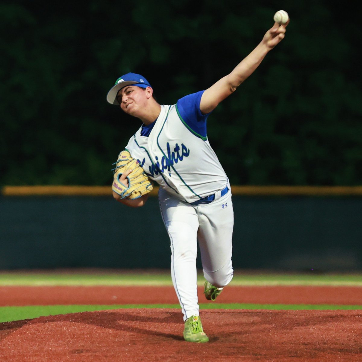 MilesDeMauro28's tweet photo. Great sophomore varsity season. Looking forward to summer ball. 
ERA .27 |  IP 26 | H15 | R3 | ER 1 | BB 9 | SO 41
@FlatgroundApp @TShingledecker3  @hs_Knights_BB @PBTourney @PrepBaseballNC https://t.co/7HqzM9ppvm