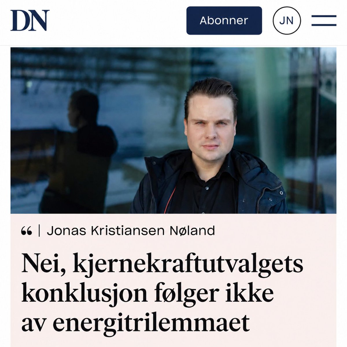 Jonas Kristiansen Nøland tweet media