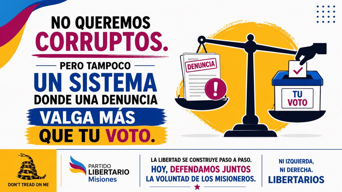 PLibMisiones's tweet photo. CONTINÚA ⬇️

La democracia se defiende con transparencia y justicia real, pero también garantizando que ningún sistema pueda manipular la voluntad popular.

(2/2) https://t.co/vCXPVUaUpT