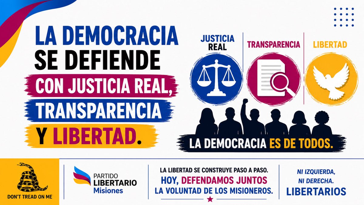 PLibMisiones's tweet photo. CONTINÚA ⬇️

La democracia se defiende con transparencia y justicia real, pero también garantizando que ningún sistema pueda manipular la voluntad popular.

(2/2) https://t.co/vCXPVUaUpT