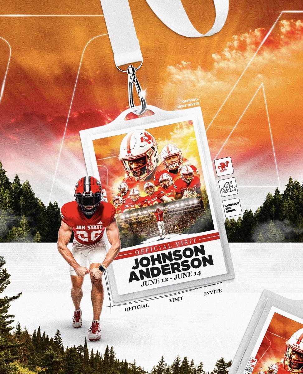 johnsonand20220's tweet photo. Looking forward to my OV the 12-14 at Jax State!! #bosshawgs @Coach_CHagler @CoachARoss @benmoore247 @Roadclosed95 https://t.co/8FhKZuiYvM
