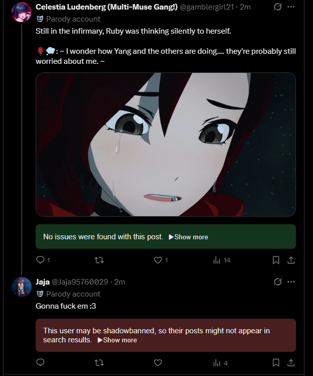 Celestia Ludenberg (Multi-Muse Gang!) tweet media