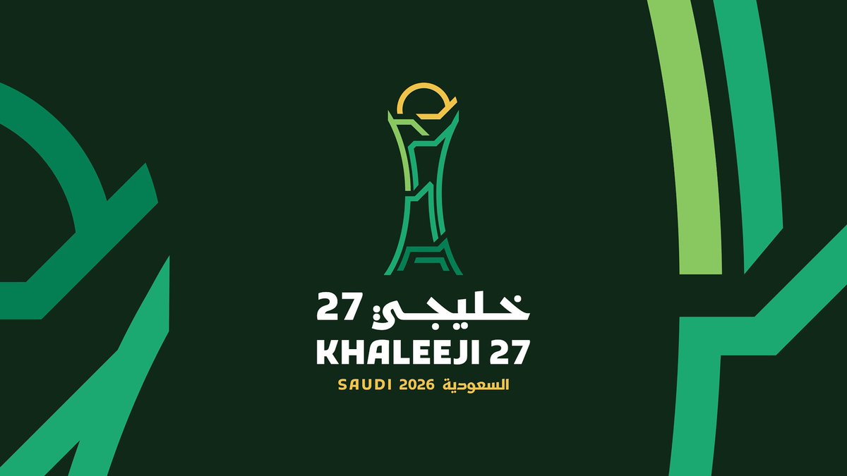 3adad's tweet photo. إطلاق الهوية الرسمية لـ #خليجي_27 المقررة إقامتها للمرّة الاولى في #جدة خلال الفترة من 23 سبتمبر حتى 6 أكتوبر 2026.

جاء تصميم الشعار مستلهمًا من “الرواشين” التاريخية التي اشتُهرت بها #جدة_التاريخية راسمًا شكل كأس البطولة، وتعكس هذه الخطوة ارتباط البطولة بالإرث الثقافي والمعماري للمدينة، كما تمنح الهوية طابعًا بصريًا يعبّر عن أصالة المكان.

كما استُلهمت ألوان الهوية من ألوان هوية المملكة العربية السعودية، إلى جانب الألوان الزاهية التي عُرفت بها مدينة جدة، إضافةً إلى درجات اللون الفيروزي المستوحى من شواطئ الخليج العربي، بما يعكس الطابع البحري والترابط الثقافي والجغرافي بين دول الخليج.