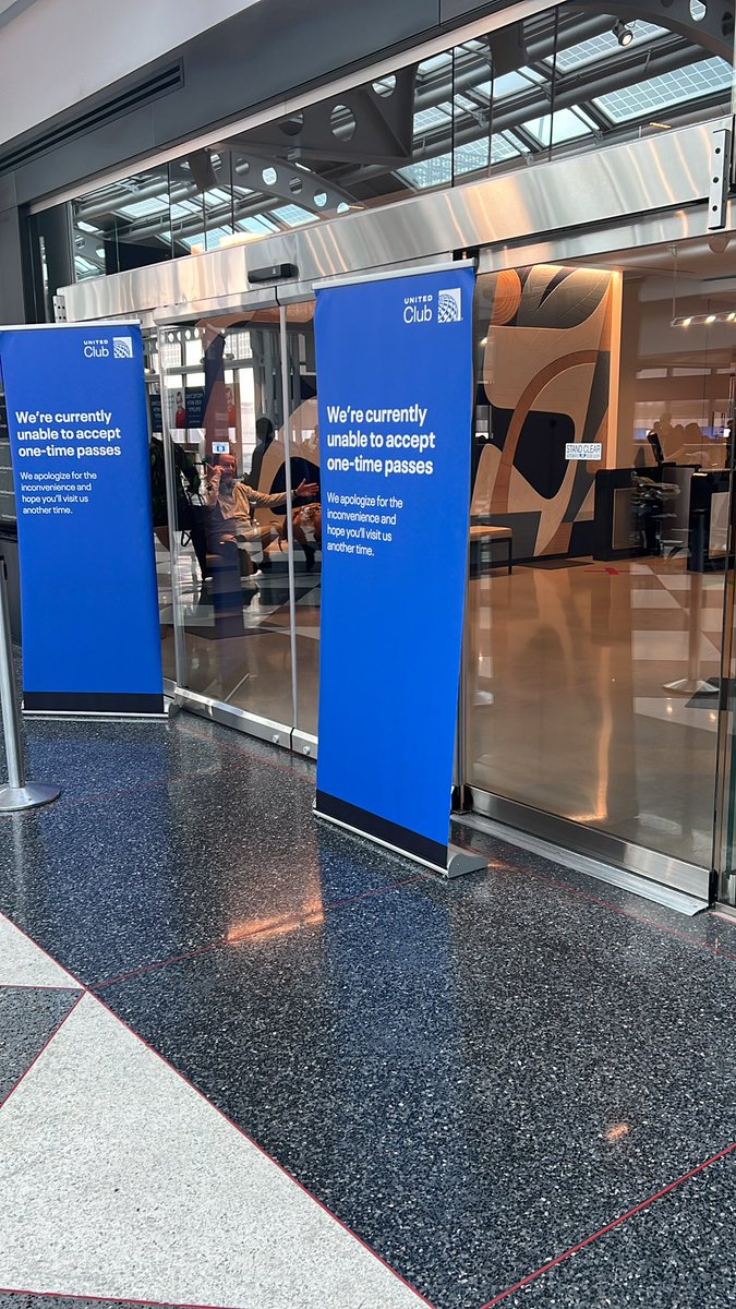 Bully_Bets1's tweet photo. I have had a united card for 5 years. Never have used a pass. Got to the airport early for my trip abroad just to experience this. They won’t let me in because I have the blue card, not the black. Unacceptable @united https://t.co/7lfs0Tj1kJ