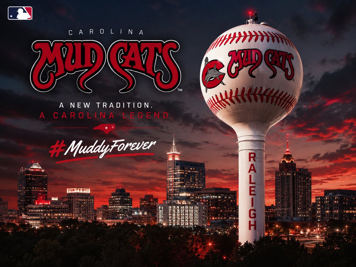 Carolina Mudcats MLB tweet media