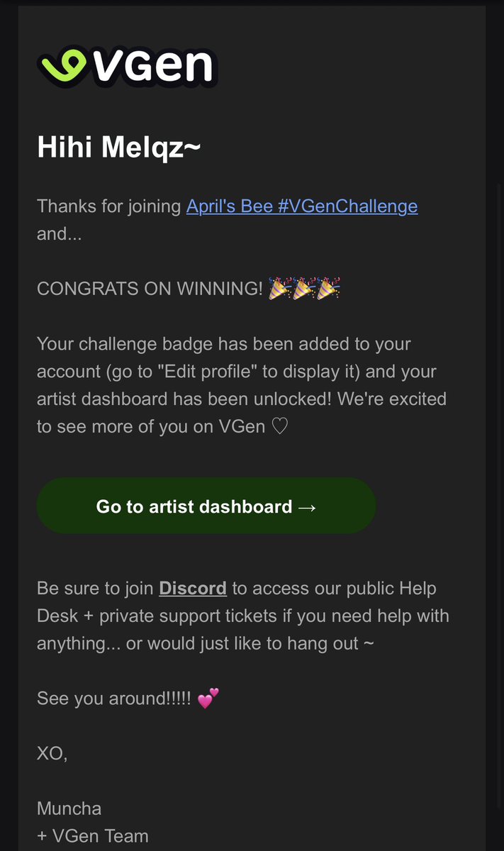 Melzzqq's tweet photo. Congratulations to everyone who won! I’m so happy I get to join VGen along with other people ^o^. Now I have to start set up everything! https://t.co/vLal5fAqW4