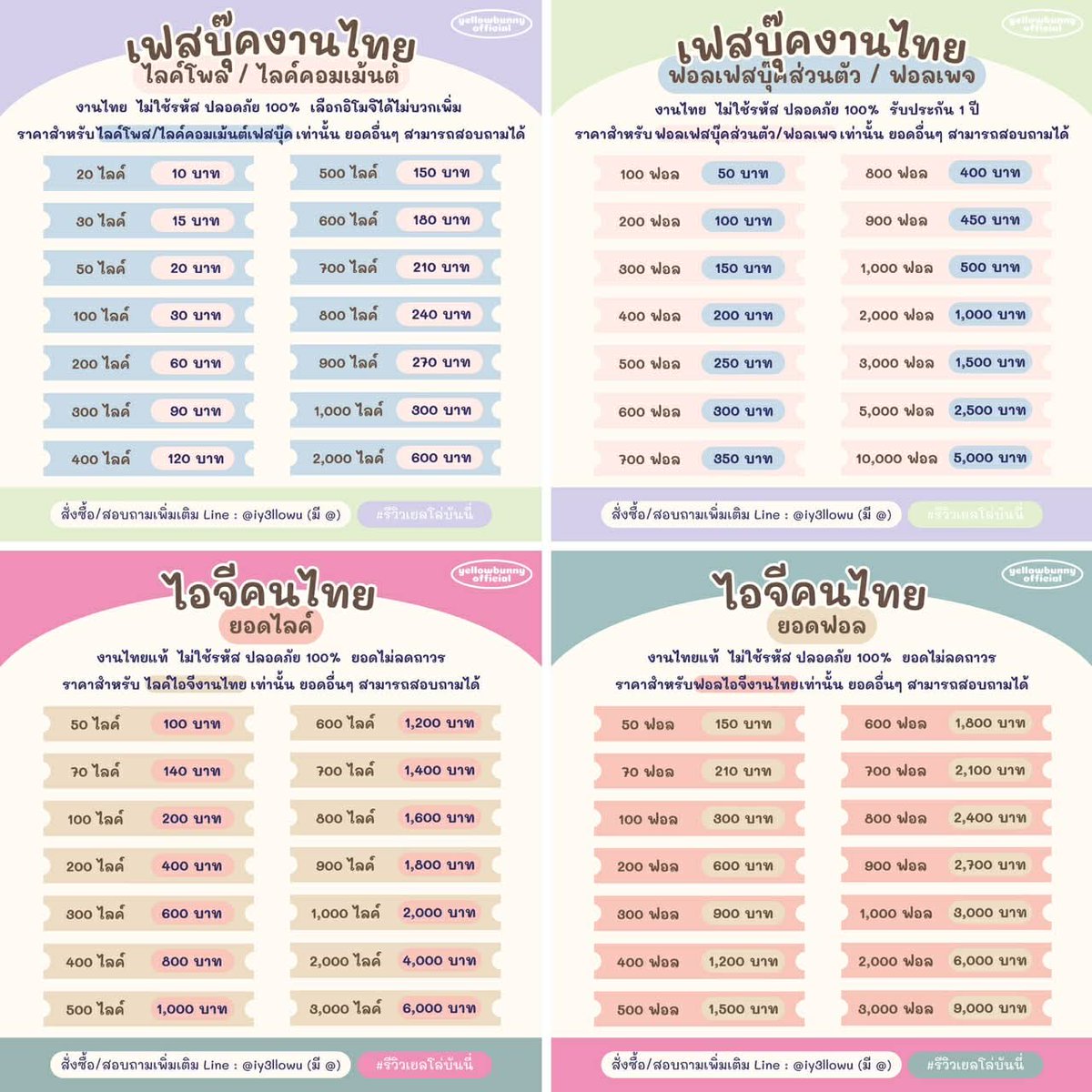 yellowbunny / สนใจทักไลน์นะคะ tweet media