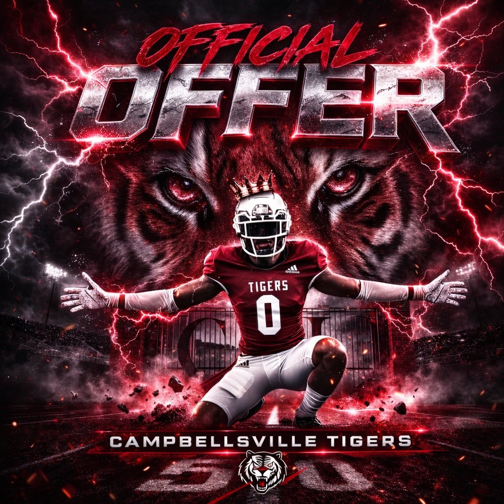 Nickw2308's tweet photo. #AGTG After a great conversation with @CoachHBrown8 I’m blessed to receive an offer to @CvilleTigersFB @coachlane9 @Coach_JoFo 

@Coach_Tibbitts @coachvictorgill @SLC_Recruiting @5qpLinepride @MOMINTOFTRUTH @PunchlinePastor @5thquarternews https://t.co/4ldeC4IEXM