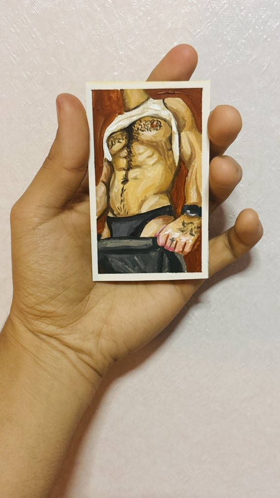 queerarte's tweet photo. 6x10 cm Oil painting on paper / @zeidmoon @zeidspace 🫠
https://t.co/ReyRhAKLYj

#art #artists #queer #queerartist #gayart #queerartwork #gayboy #gay #oilpainting #oilonpaper #queerart #painting #painter https://t.co/as6zhI8HsD