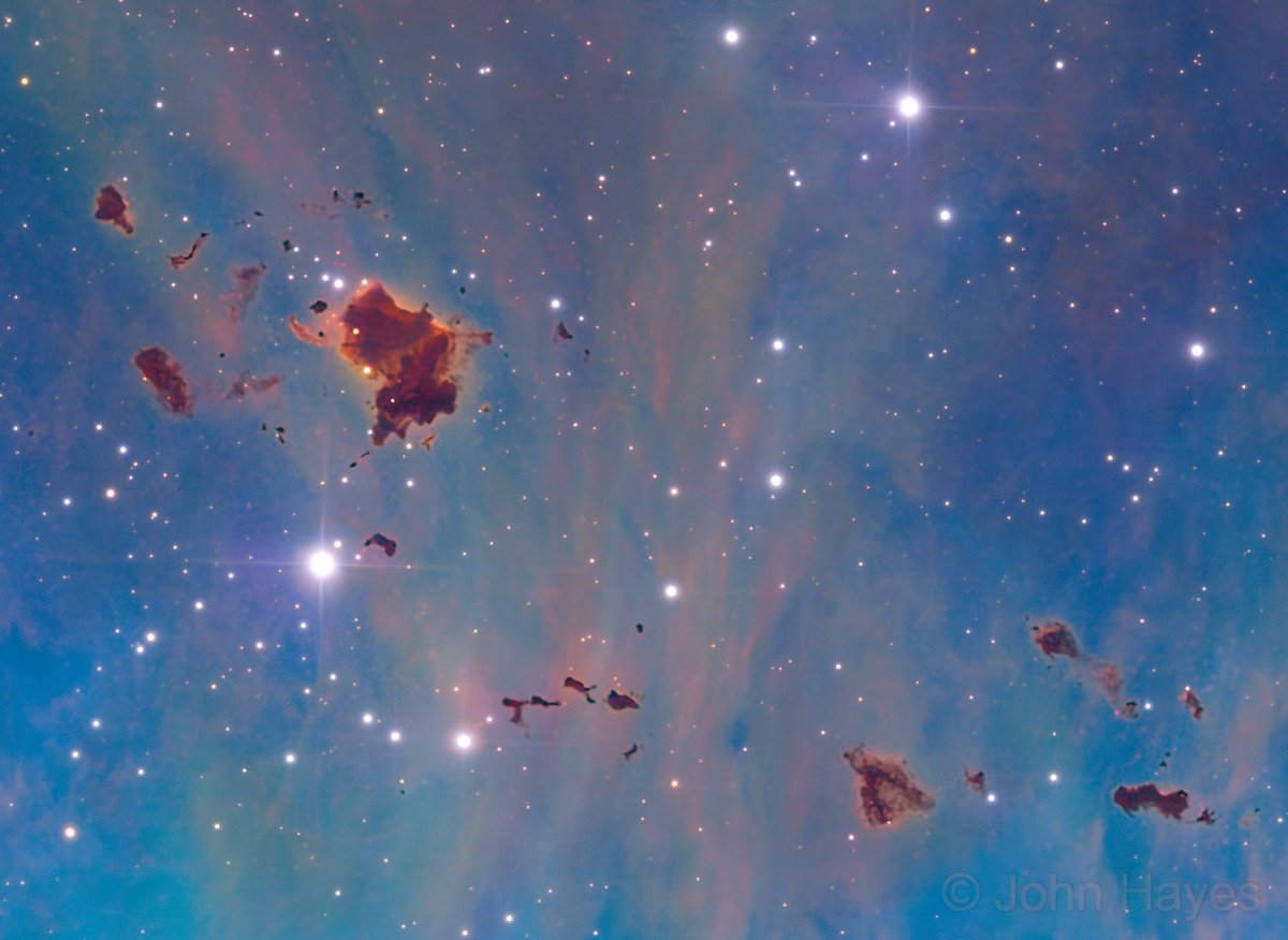 Bot_APOD_'s tweet photo. Image Of The Day (IOTD) by Astrobin: 
The Mystery of Thackeray’s Globules
Image Credit &amp; Copyright: jhayes_tucson
https://t.co/bik6d23Fu8
#astrophotography #astronomy #APOD #nasa #astrobin https://t.co/8aIwSGz1TN