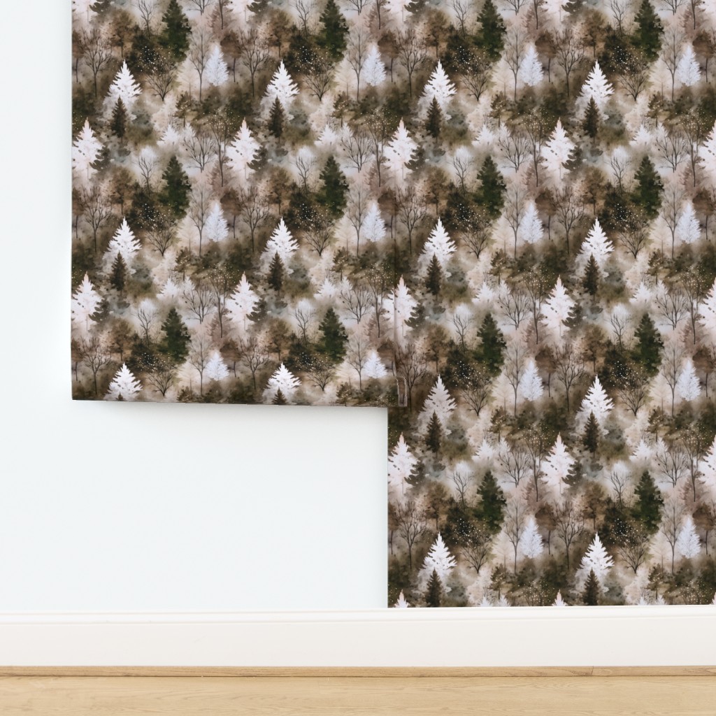 PaperandFrill's tweet photo. Small Endless Winter Tree Dreamscape Trees in Earthy Misty Forest Wallpaper

A soft watercolor dreamscape of layered winter trees in earthy brown and neutral tones. This small-scale endless forest design blends bare branches and pine silhouettes into a misty woodland scene with depth, texture, and a calm natural atmosphere.

#roomdecor #wallpaperstyle #maximalistdecor

🔗 Link in bio to shop!