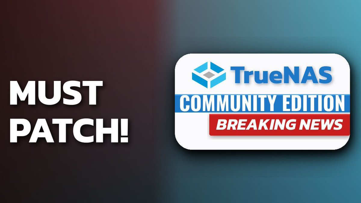 Serversathome's tweet photo. TrueNAS 25.10.3 hits mission critical! Plus the CopyFail CVE hotfix, new V160 hardware, and a peek at TrueNAS 26: LXC HA failover, OpenZFS 2.4, Linux 6.18 LTS. 🚀

#homelab #truenas

https://t.co/LN6AjBK6Xy https://t.co/ugOdpdwA2f