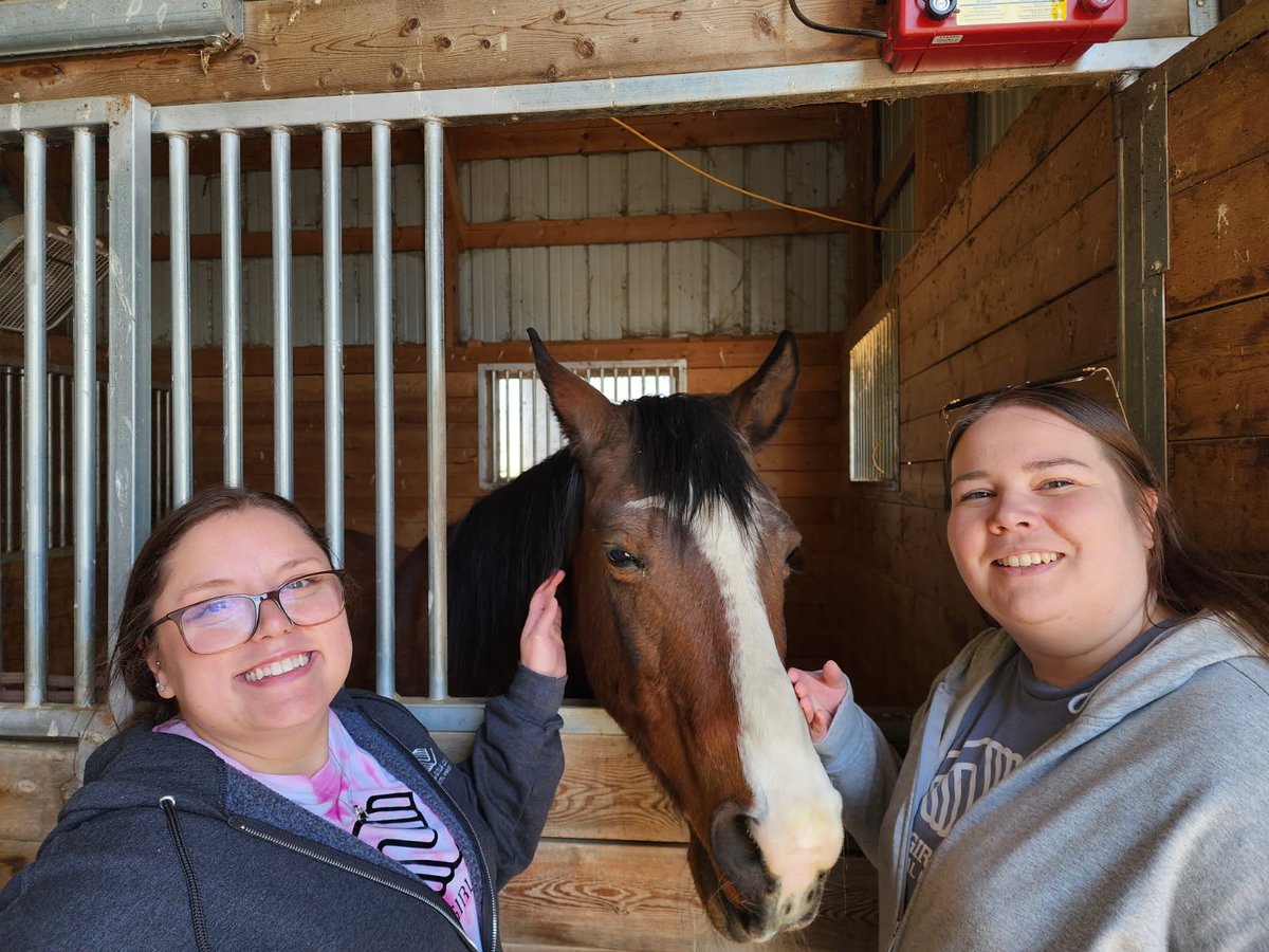 BGCMN's tweet photo. Who knew time with horses could heal? 🐴💚 Celebrating Mental Health Awareness Month with Angel Reins Stable, embracing calm, connection, and self-care. https://t.co/yYRL9O6Z13