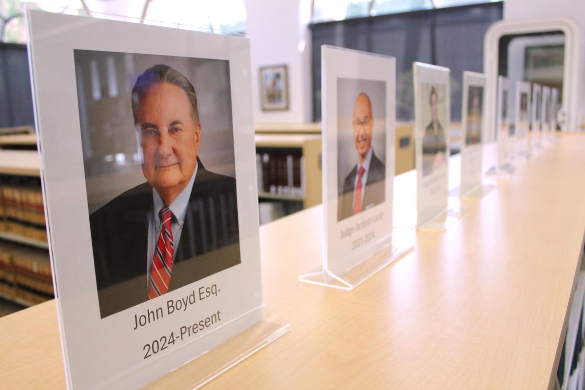 rclawlib's tweet photo. Stop by the Victor Miceli Law Library in Riverside to see our display featuring the Board Presidents and Library Directors who have guided RCLL for 85 years. Read more about the Library's history on our website: https://t.co/7gYZOScyb4 https://t.co/52m5gIE9Fi