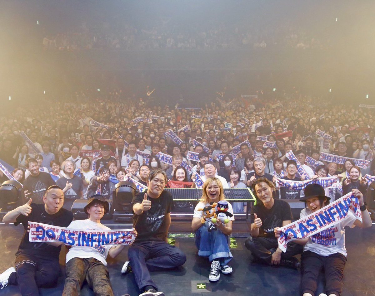 jundrumjundrum's tweet photo. ■5月5日@ Zepp Haneda■ 
【Do As Infinity Live Tour 2026 ～Reborn～】
ご来場くださいましたお客様、メンバー、スタッフの皆様ありがとうございました‼️

今週末は横浜そして沖縄にまいります‼️
是非遊びにいらしてください❣️
■5月15日(金)@横浜ベイホール■
■5月17日(日)@那覇,桜坂セントラル■ https://t.co/nagC4neEcf