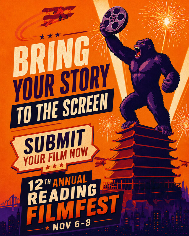 FilmFreeway's tweet photo. Filmmakers — this is your moment. Find out why filmmakers rated us a TOP 100 festival!

ReadingFilmFEST is currently accepting submissions on FilmFreeway for our 12th annual festival, happening November 6–8. Bring your story to the screen!

https://t.co/b5ryDRcWG6 https://t.co/XczlZL7Wo4