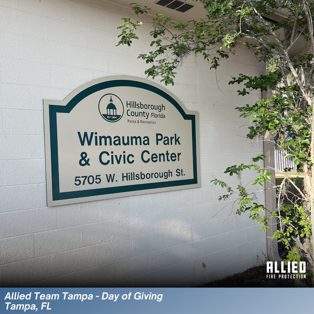AlliedFirePro's tweet photo. For the last stop on this year's Annual Day of Giving trail our Tampa Team took center stage, spending the day out in the community focused on service, connection, and making a difference where it really matters. In Wimauma Park in Tampa, the team dedicated their time to a community tree giveaway that supported local needs and community spaces.

At Allied Fire Protection, giving back isn’t just something we do, it’s a valued part of who we are. Our Day of Giving is a companywide tradition, with each of our offices closing for the day so our teams can focus on supporting the communities that support us. And true to our motto, we work hard and play hard, wrapping up the day with our annual spring picnic.

We’re grateful to our local Tampa partners Keep Tampa Bay Beautiful and the   Arbor Day Foundation @arborday who organized the tree giveaway and helped guide our efforts throughout the day. Their insight and collaboration ensure our time and resources are directed where they can make the most meaningful impact, strengthening the communities we are proud to be part of.

#CommunityFirst #WeAreAllied #AlliedCares #CommunityImpact #GivingBack #AlliedFireProtection