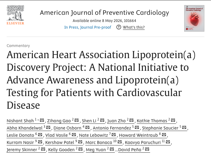 NYU CVD Prevention tweet media