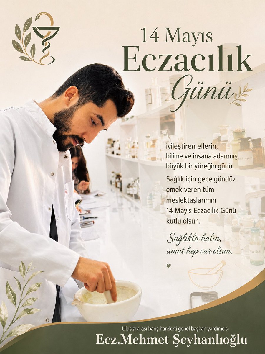 Ecz.Memet ŞEYHANLIOĞLU tweet media
