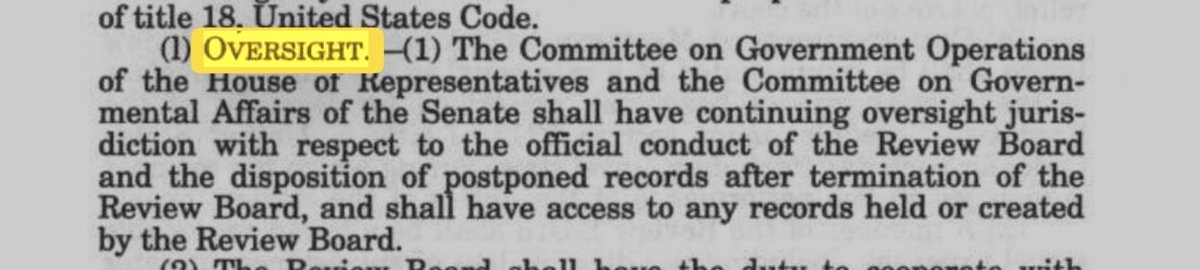 JFKChokeholds's tweet photo. This is exactly why the Senate and House Oversight Committees both need to conduct hearings on the state of the JFK Records Collection and call witnesses from the National Archives and the agencies responsible for withholding the JFK records. https://t.co/J5LFFO591X