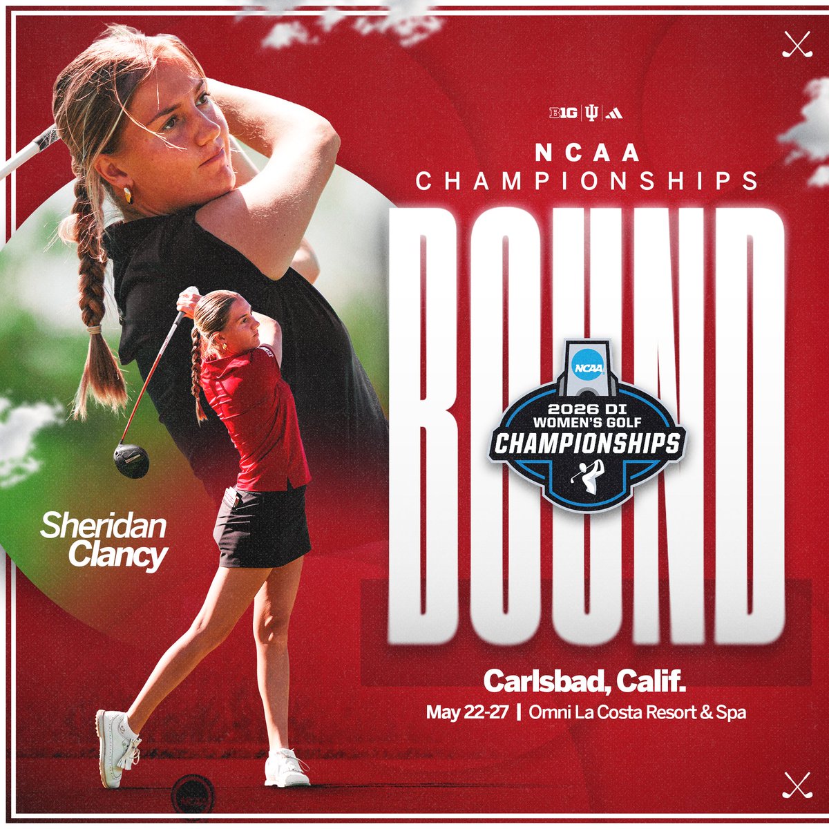 IndianaWGolf's tweet photo. 🎟️🎟️

Sheridan Clancy is NCAA Championships bound ‼️ https://t.co/rFDdAyuSf1