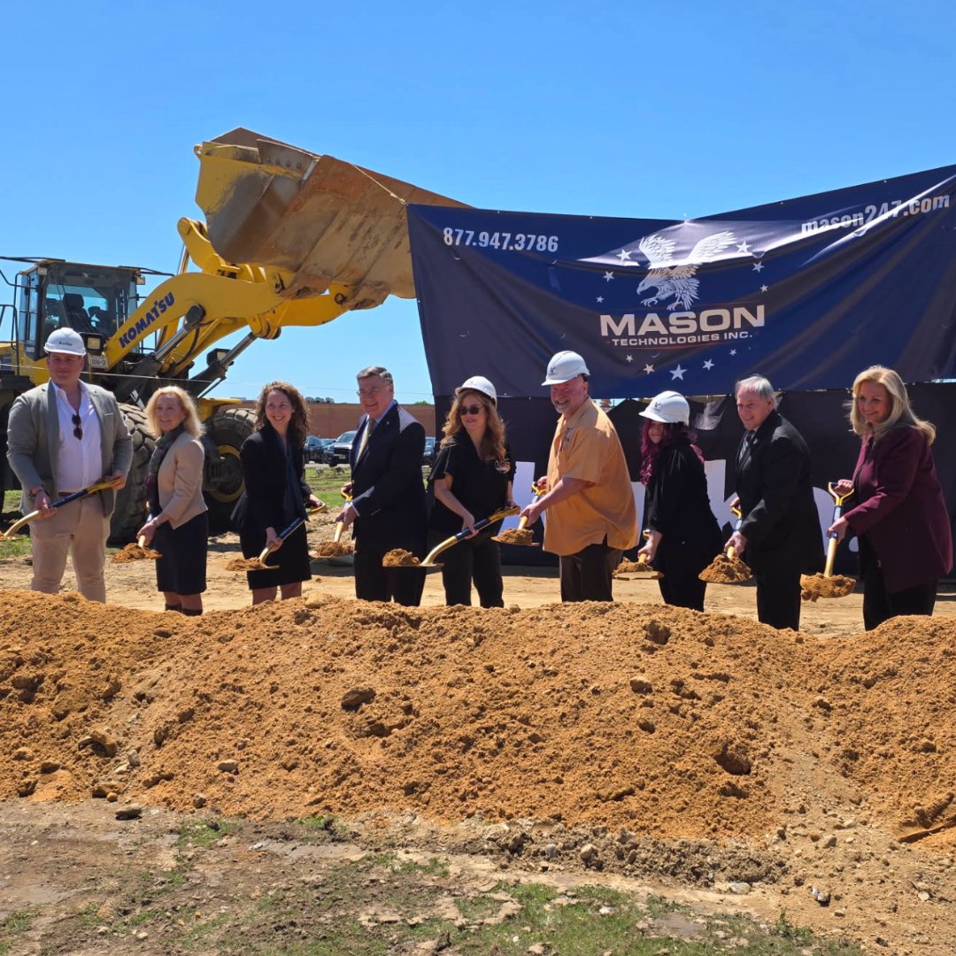 SuffolkIDA's tweet photo. Congratulations to Mason Technologies on the groundbreaking of its new corporate headquarters in Hauppauge! The Suffolk IDA was proud to join Suffolk County Executive Ed Romaine and community leaders in celebrating this major investment and expansion in Suffolk County. https://t.co/lEN6WN2QGw