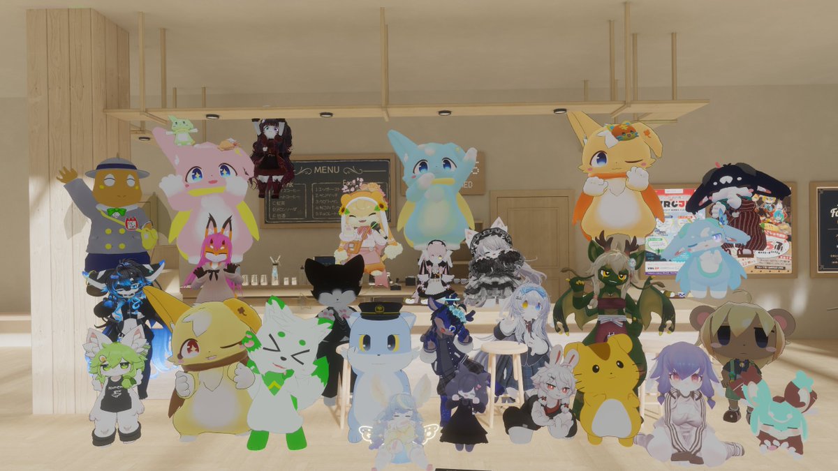 ちびけもcafé ぷてぃぱれっと tweet media