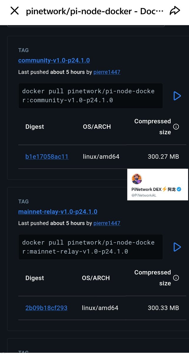 PiNetworkAL's tweet photo. Breaking news 📢 #PiNetwork's latest official update📡 The PCT team released a major update late at night:👏
Not only have we iterated and optimized the v23 protocol node, but the highly anticipated v24 version has also been officially released and launched.🖥
From line after line of code to version push after version update,🎊
there's no such thing as an overnight explosion; it's the culmination of years of accumulation.👍
We've weathered a long period and will finally witness the day when the entire network shines✨🚀