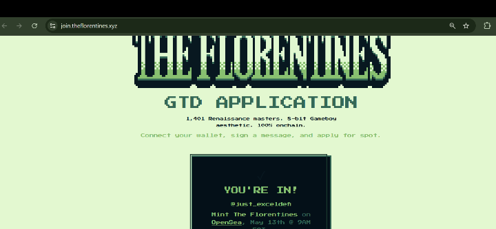just_ExcelDefi's tweet photo. @cartyisme @Art101NFT Had  gtd form start but was eligible for mint ? https://t.co/MyCWZbINv9