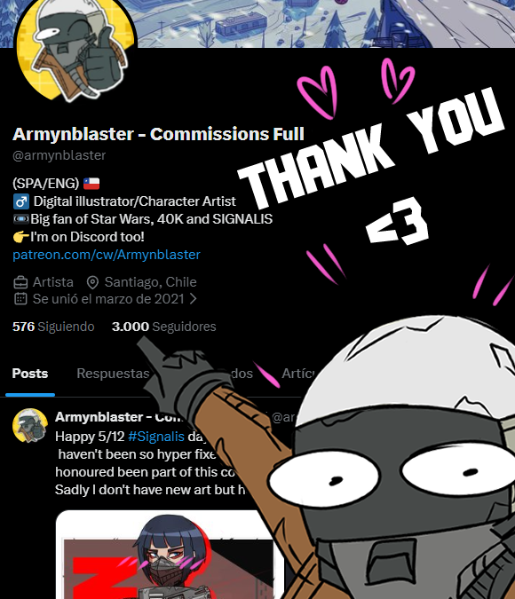armynblaster's tweet photo. Holy...!
3000 followers!
Thank you so much for your support, I don't have enough words to tell you how I love you guys :') https://t.co/8LGvroarzc