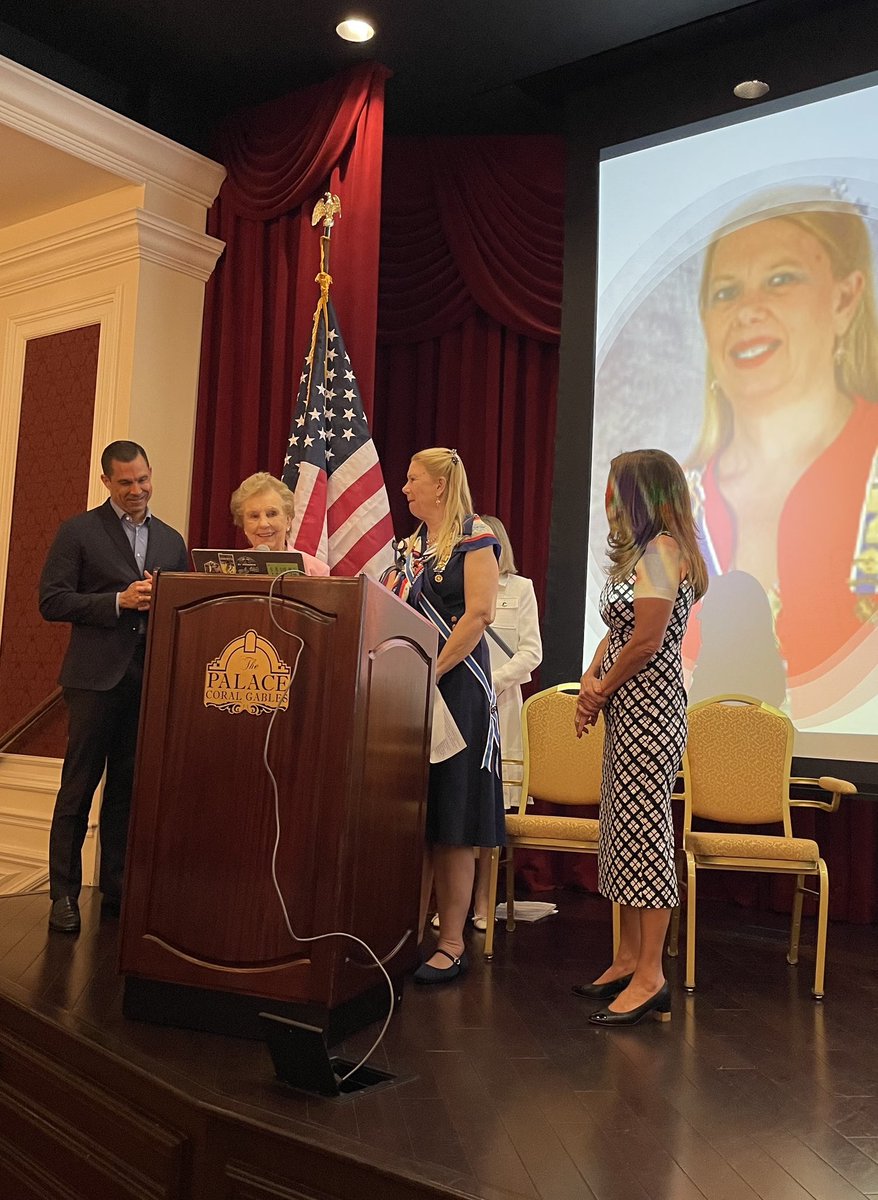 Vince_Lago's tweet photo. Congrats to former Mayor Dorthy Thomson on receiving the Daughter’s of the American Revolution Historic Preservation Award! Mayor Thomson holds a special place in our city’s history &amp; her leadership to preserve the Biltmore Hotel remains one of the defining moments of her tenure. https://t.co/FHZ7WVxe3N