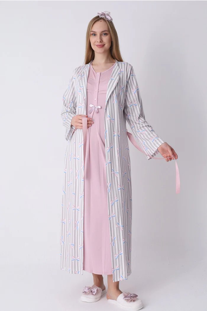 biggshopycom's tweet photo. Lace Collar Maternity-Nursing Nightgown &amp; Patterned Robe Set Powder - 2319

#biggshopy #pregnant #pregnancy #postpartum #maternity #nursing #grossesse #enceinte #schwangerschaft #mothers #baby #clothes #clothing 

https://t.co/kgPYaJjcMS https://t.co/gDHcdAU1Dx