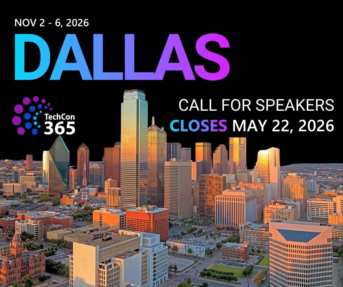TechCon 365 tweet media
