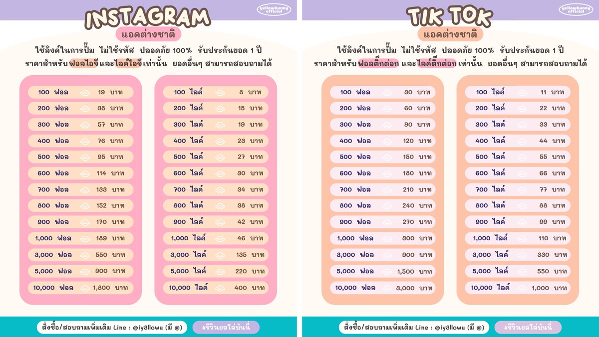 yellowbunny / สนใจทักไลน์นะคะ tweet media