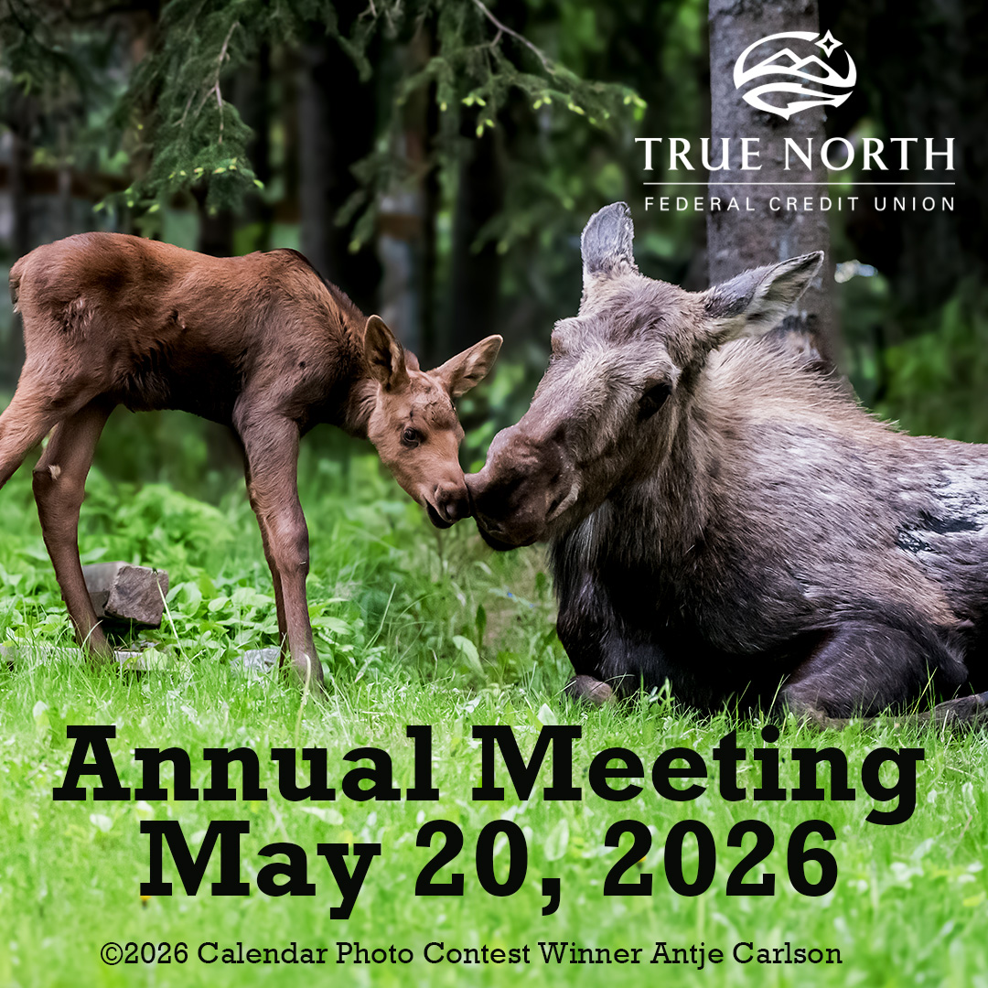 TrueNorthFCU's tweet photo. 📌 Notice of True North Federal Credit Union’s Annual Meeting on May 20, 2026 – 5:30pm; Juneau, Alaska.

🔗Members may register in advance to attend online at https://t.co/fQ1c0juim6 https://t.co/b1VMAUIsmM