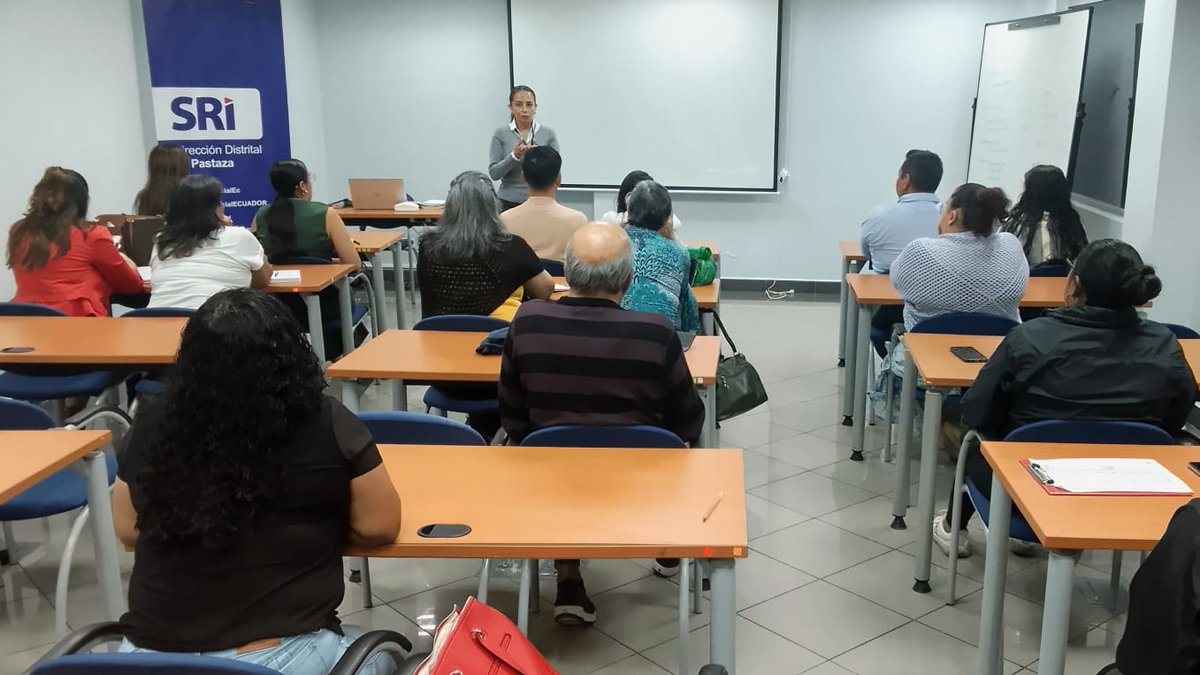 SRIoficialEc's tweet photo. #SRIzonal3

Capacitamos a varios contadores de la provincia de Pastaza sobre incentivos tributarios aplicables a publicidad y patrocinio realizados a favor de deportistas, programas y proyectos deportivos. https://t.co/4tOb5ys9Vg