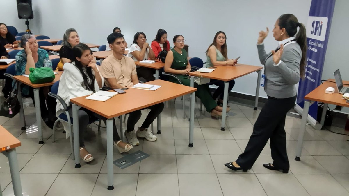 SRIoficialEc's tweet photo. #SRIzonal3

Capacitamos a varios contadores de la provincia de Pastaza sobre incentivos tributarios aplicables a publicidad y patrocinio realizados a favor de deportistas, programas y proyectos deportivos. https://t.co/4tOb5ys9Vg