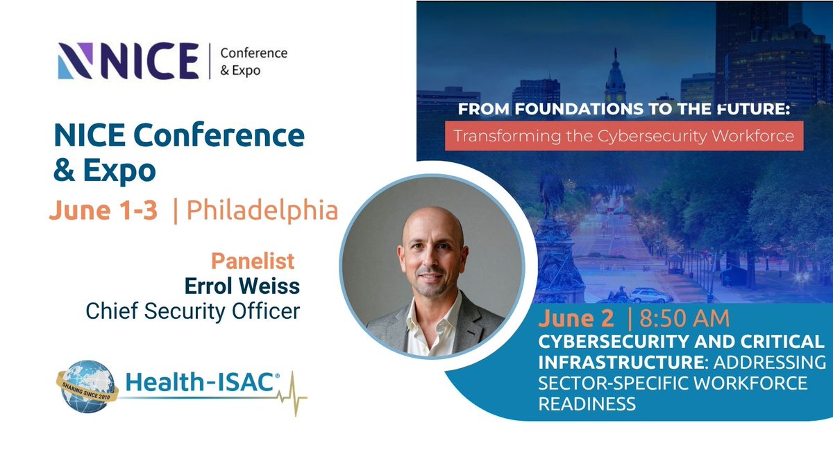 Health-ISAC tweet media