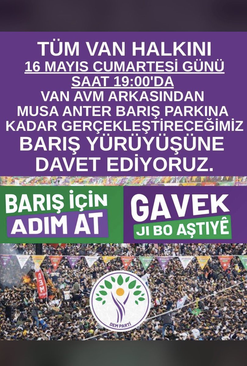 DEM PARTİ İPEKYOLU tweet media