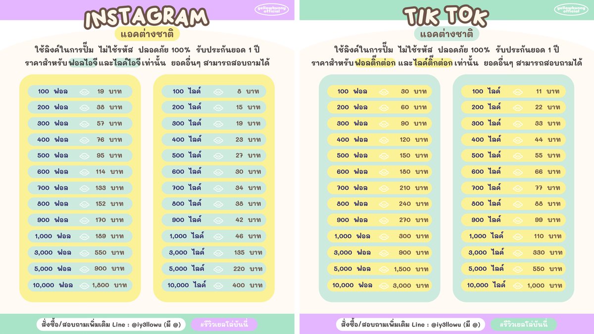 yellowbunny / สนใจทักไลน์นะคะ tweet media