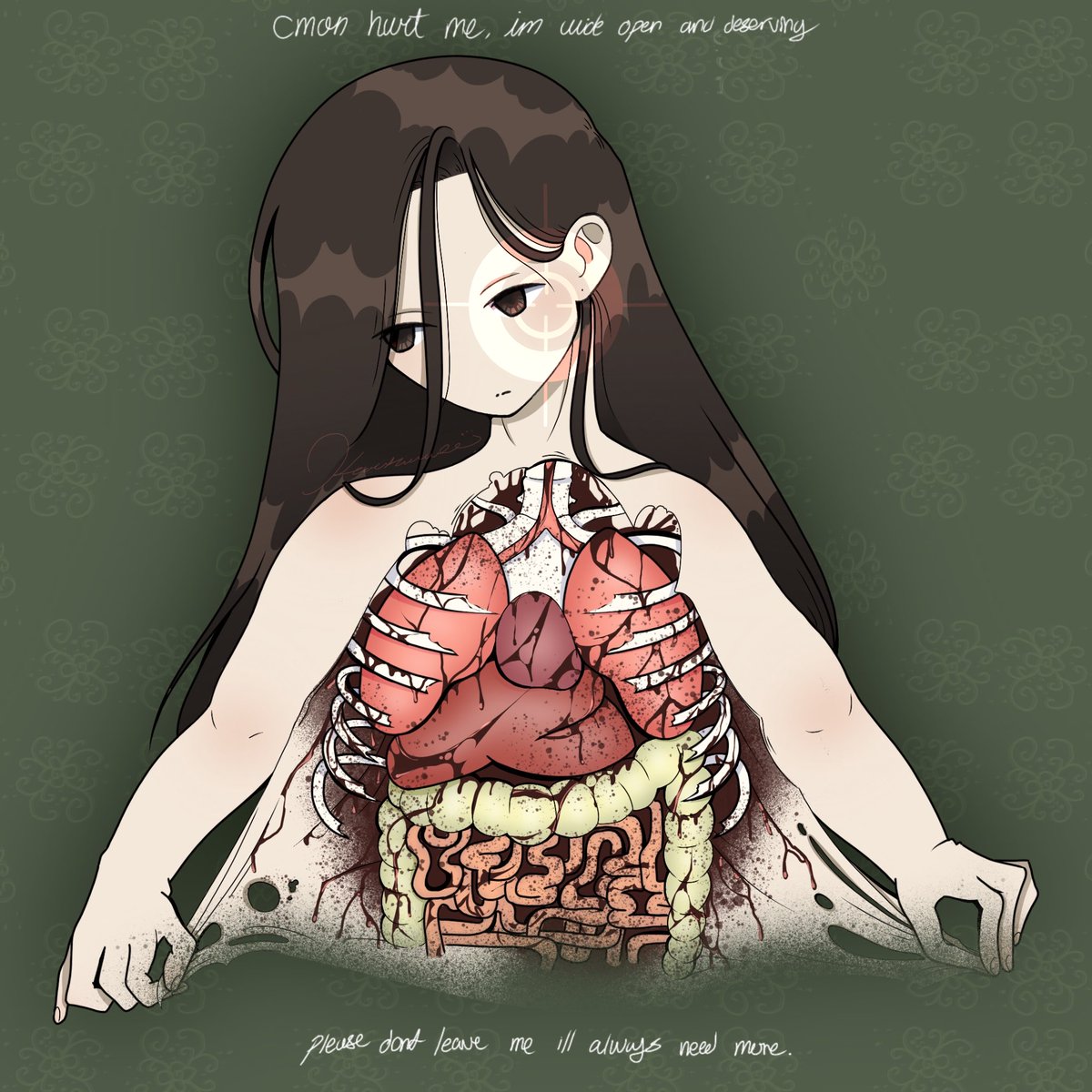 titosroom's tweet photo. life’s been pretty trash lately like so much and so I decided to draw how I felt and how this specific lyric in this Ethel Cain song made me feel I don’t feel the need to put a warning before hand or anything I feel like it should be shocking and open besides it’s on my bio alrd https://t.co/oFB6OnWt7M