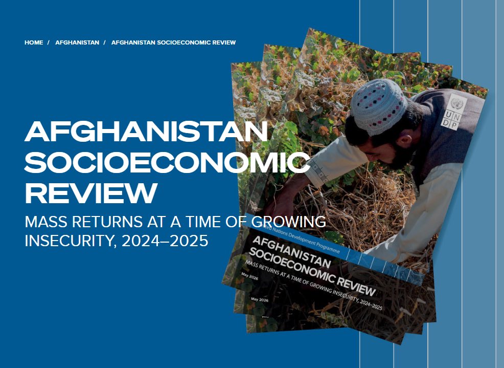 kanniwignaraja's tweet photo. @UNDPaf’s annual socioeconomic review is just out! 
Mounting pressures on most families, as local economies shrink in some parts of the country, while overall GDP grows, large scale returns add pressures on poor households, climate shocks and shrinking aid stretch fragile systems. 
Jobs with access to business finance, extended basic services, many more opportunities for women - these are essential to sustain basic progress and stability. Read about it here: https://t.co/79EjPe2ZnU